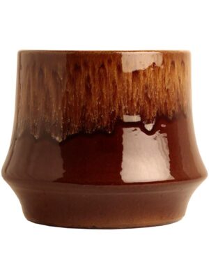 Кашпо Tidal pot earth D30 H24 см