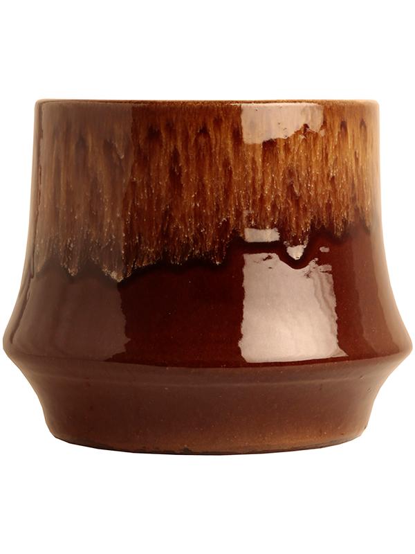 Кашпо Tidal pot earth D36 H29 см