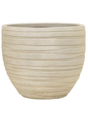 Кашпо Baq tornado couple beige D36 H32 см