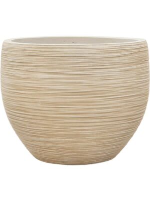 Кашпо Baq dune globe beige D37 H29 см