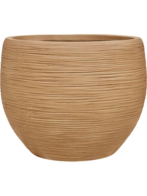 Кашпо Baq dune globe brown beige D50 H38 см