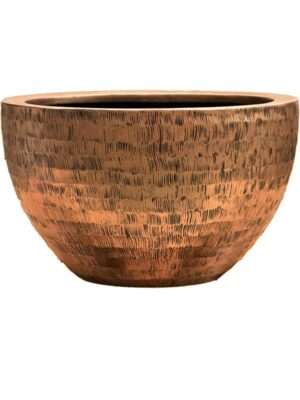 Кашпо Baq opus hammered bowl gold D45 H27 см