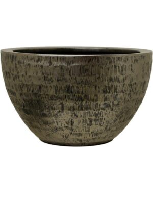 Кашпо Baq opus hammered bowl silver D45 H27 см