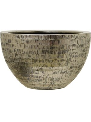Кашпо Baq opus hammered bowl silver D55 H33 см