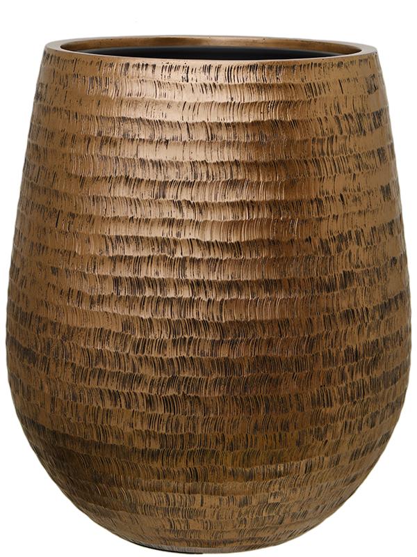Кашпо Baq opus hammered darcy gold (с техническим горшком) D59 H69 см