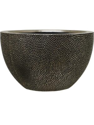 Кашпо Baq opus hit bowl silver D55 H33 см