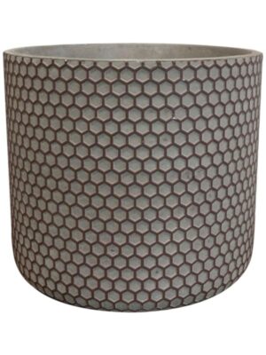 Кашпо Bernt pot shiny black D9 H8 см