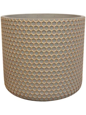 Кашпо Bernt pot shiny gold D17 H14 см