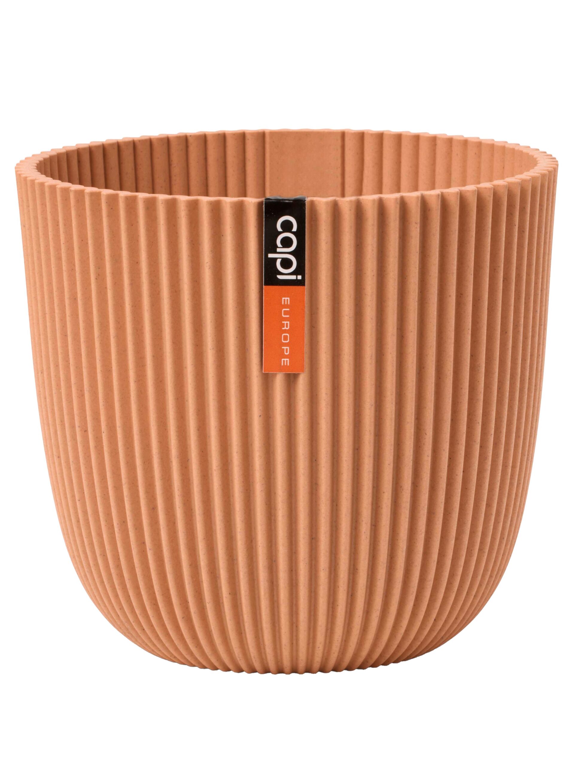 Кашпо Capi nature groove made with planter ball peachy fuzz D16.5 H15 см
