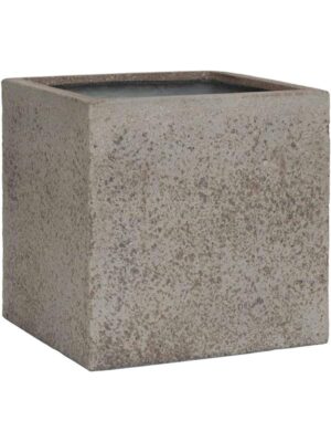 Кашпо Cement & stone block l dioriet grey L50 W50 H50 см