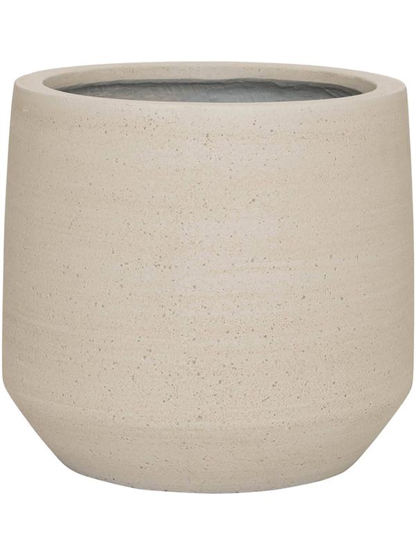 Кашпо Cement & stone harith l beige washed D53 H48 см