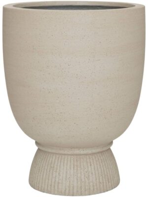 Кашпо Cement & stone jola high xl beige washed D53 H68 см