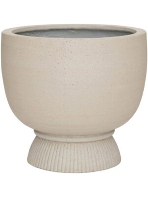 Кашпо Cement & stone jola xl beige washed D53 H48 см
