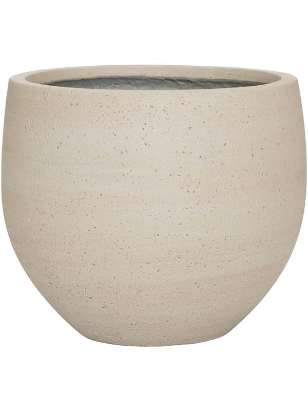 Кашпо Cement & stone mini orb l beige washed D32 H27 см