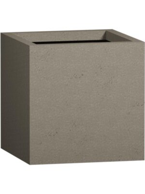 Кашпо Cubicae urban cube urban cement grey L40 W40 H40 см