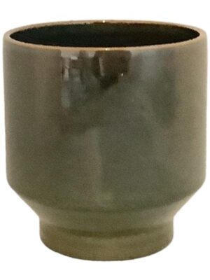 Кашпо Pato pot dusty black D13 H13 см