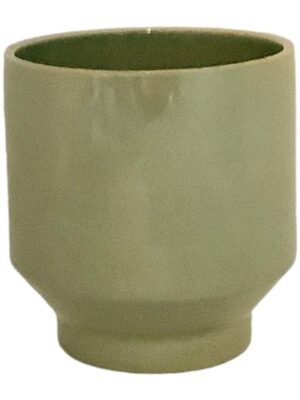 Кашпо Pato pot dusty green D13 H13 см