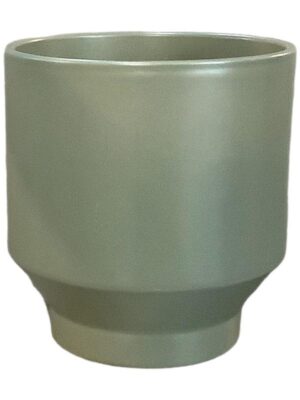Кашпо Pato pot matt olive D13 H13 см