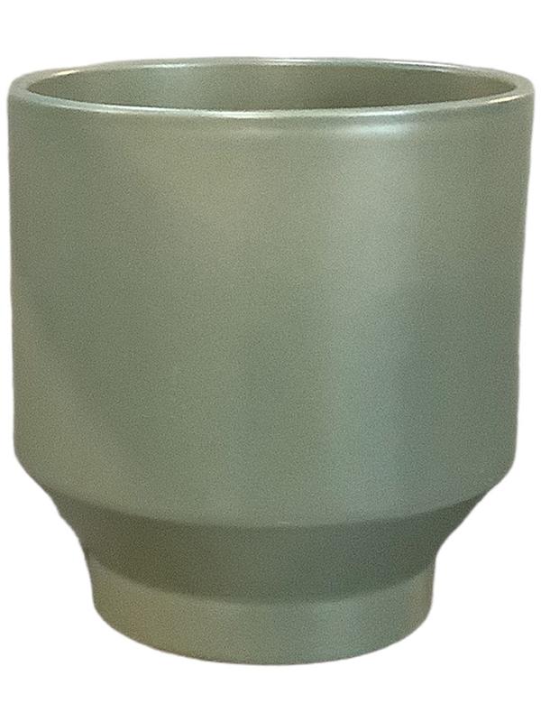 Кашпо Pato pot matt olive D13 H13 см