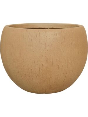 Кашпо Baq raindrop globe brown beige D42 H30 см
