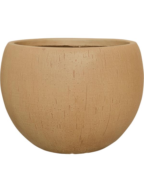 Кашпо Baq raindrop globe brown beige D42 H30 см