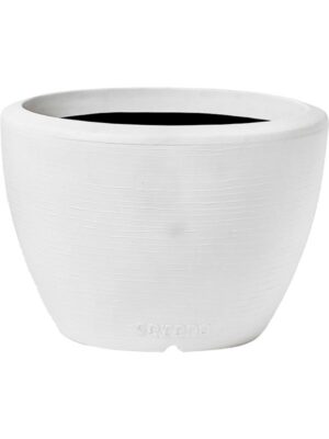 Кашпо Capi arc granite planter ball white D75 H60 см