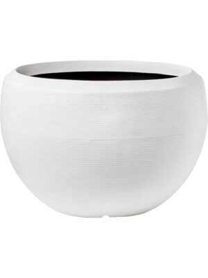 Кашпо Capi arc granite vase ball white D67 H45 см