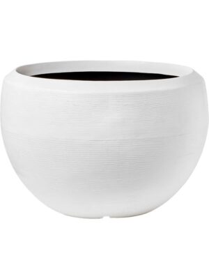 Кашпо Capi arc granite vase ball white D88 H60 см