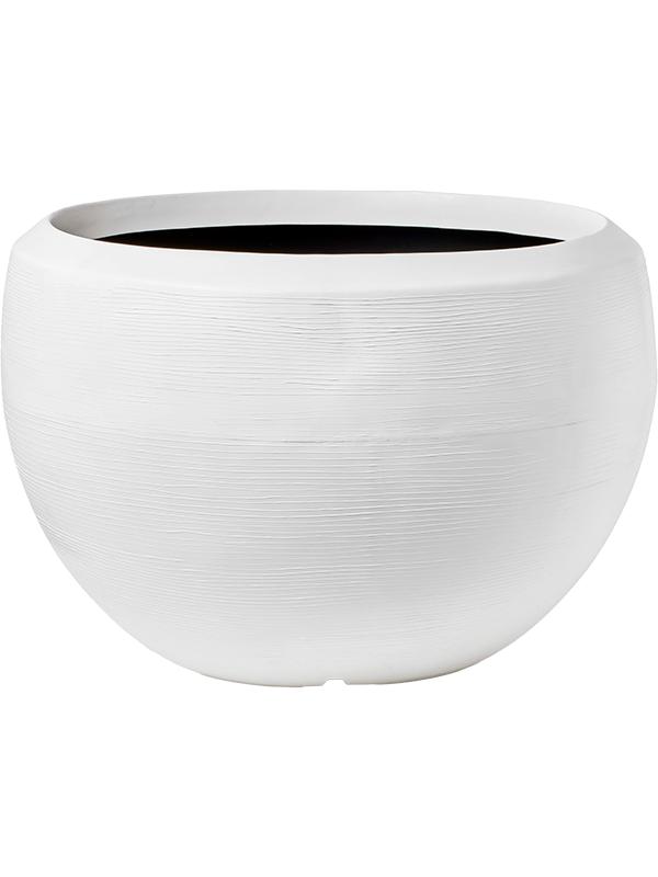 Кашпо Capi arc granite vase ball white D177 H120 см