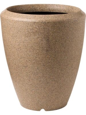 Кашпо Capi arc granite vase elegant warm taupe D51 H59 см