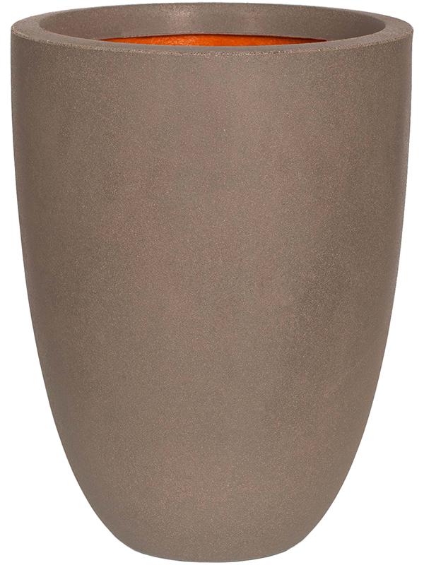 Кашпо Capi urban smooth nl vase elegant low warm taupe D34 H46 см