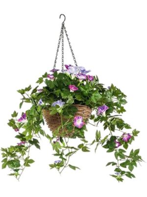 Petunia purple hanging basket (uv)) W55 H45 см