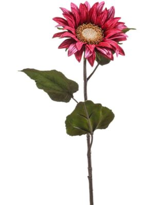 Sunflower fuchsia velvet W18 H78 см