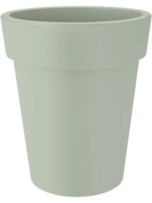 Кашпо Green basics top planter high stone green D35 H41 см