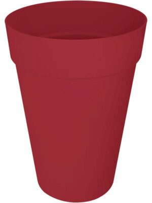 Кашпо Loft urban round high theatre red D34 H45 см