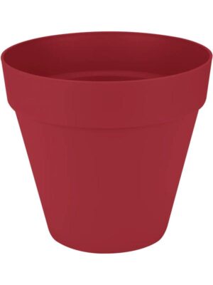 Кашпо Loft urban round theatre red D25 H22 см