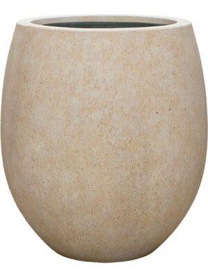 Кашпо Mineral hailey l travertine beige D52 H57 см