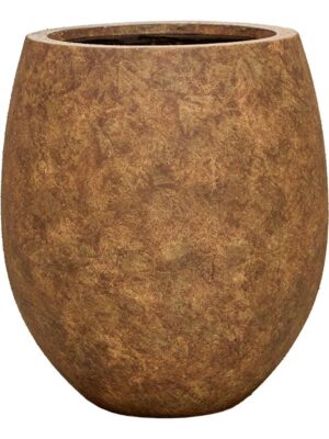 Кашпо Mineral hailey l travertine rustic antique D52 H57 см