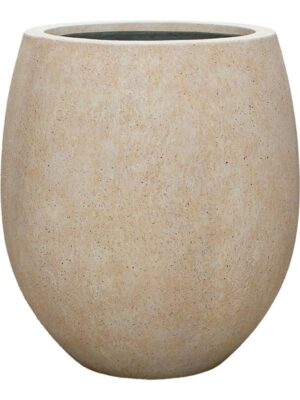 Кашпо Mineral hailey m travertine beige D38 H43 см