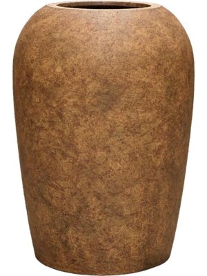 Кашпо Mineral lena m travertine rustic antique D53 H68 см