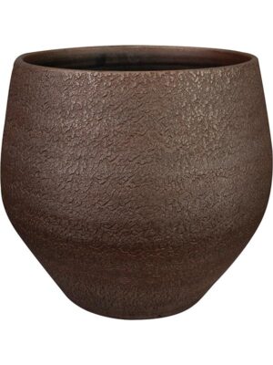 Кашпо Noor pot velvet brown D36 H33 см