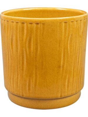 Кашпо Stella pot mustard D13 H14 см