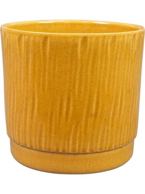 Кашпо Stella pot mustard D16 H14 см