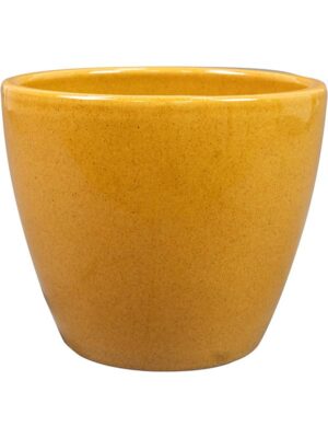 Кашпо Sven pot mustard D15 H12 см