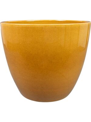 Кашпо Sven pot mustard D33 H28 см
