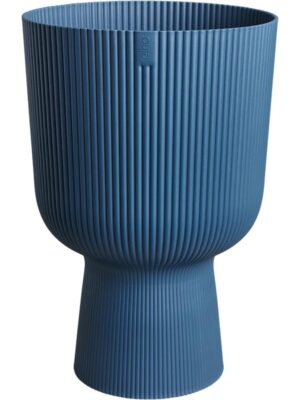 Кашпо Vibes fold coupe deep blue D30 H45 см