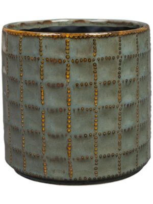 Кашпо Zahra pot sea green D14 H13 см