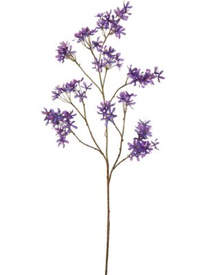 Mini flower branch purple H113 см