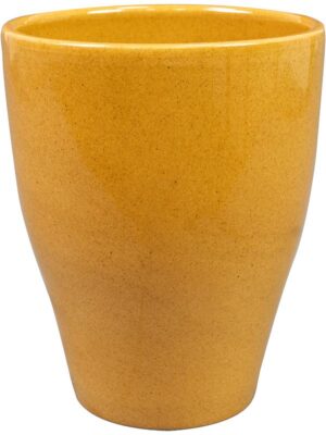Ваза Sven pot tall mustard D14 H17 см