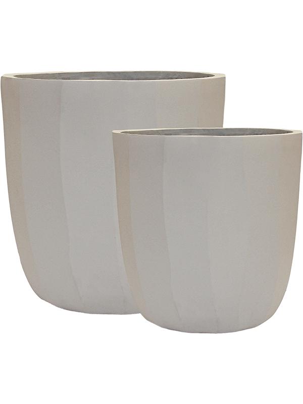 Кашпо Capi dune planter ball off white (набор 2 шт) D43 H41 см
